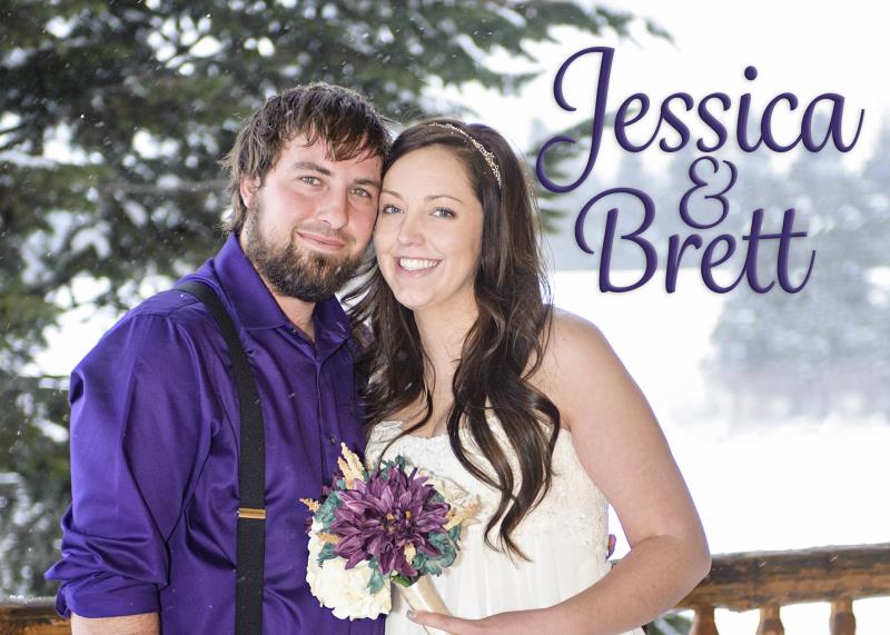 Jessica & Brett wedding photo