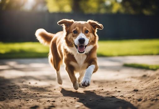 Dog Running Dog Running