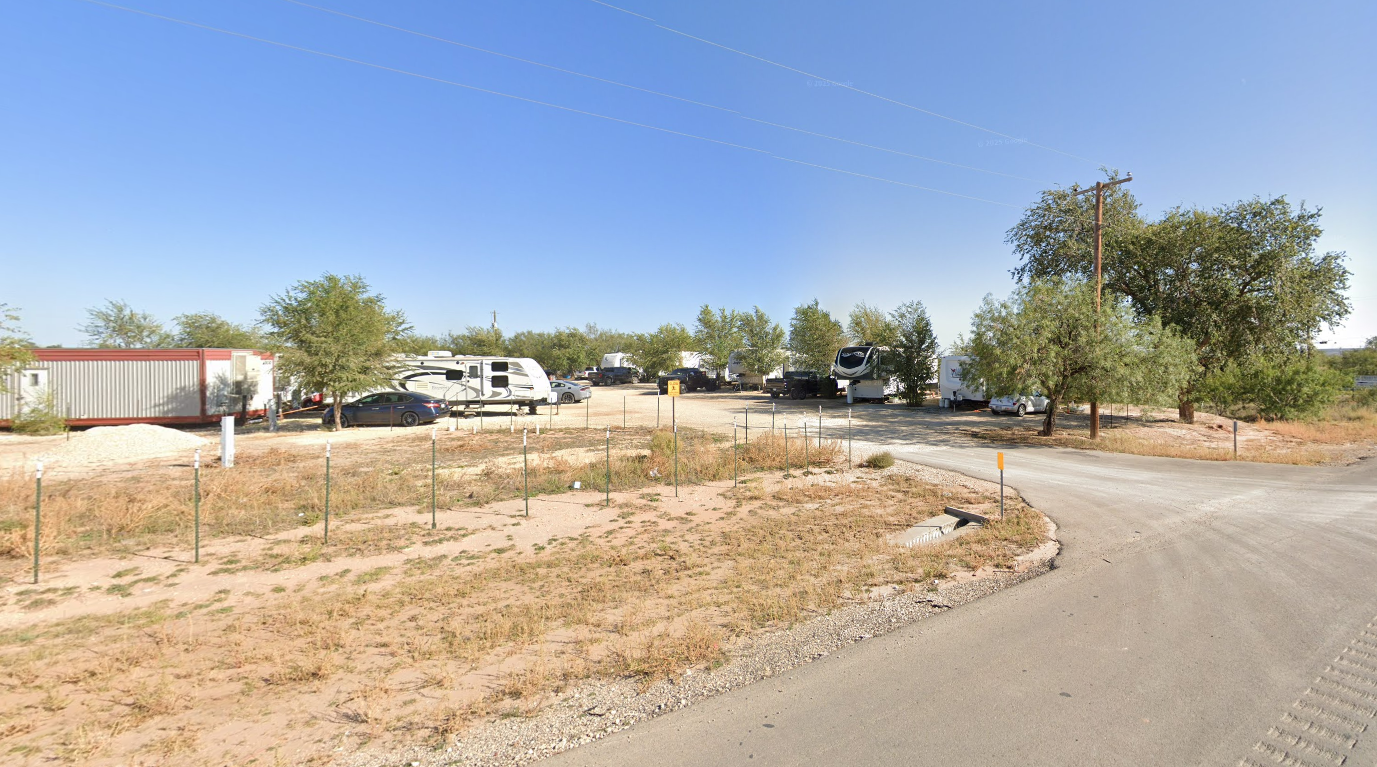 Parking caravans. Mobile home