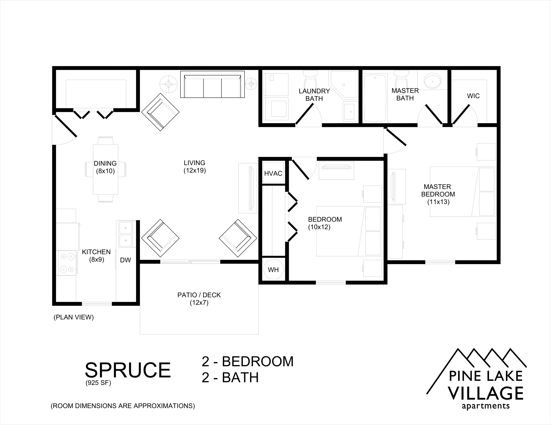 Layouts Pine Lake Village Apartments