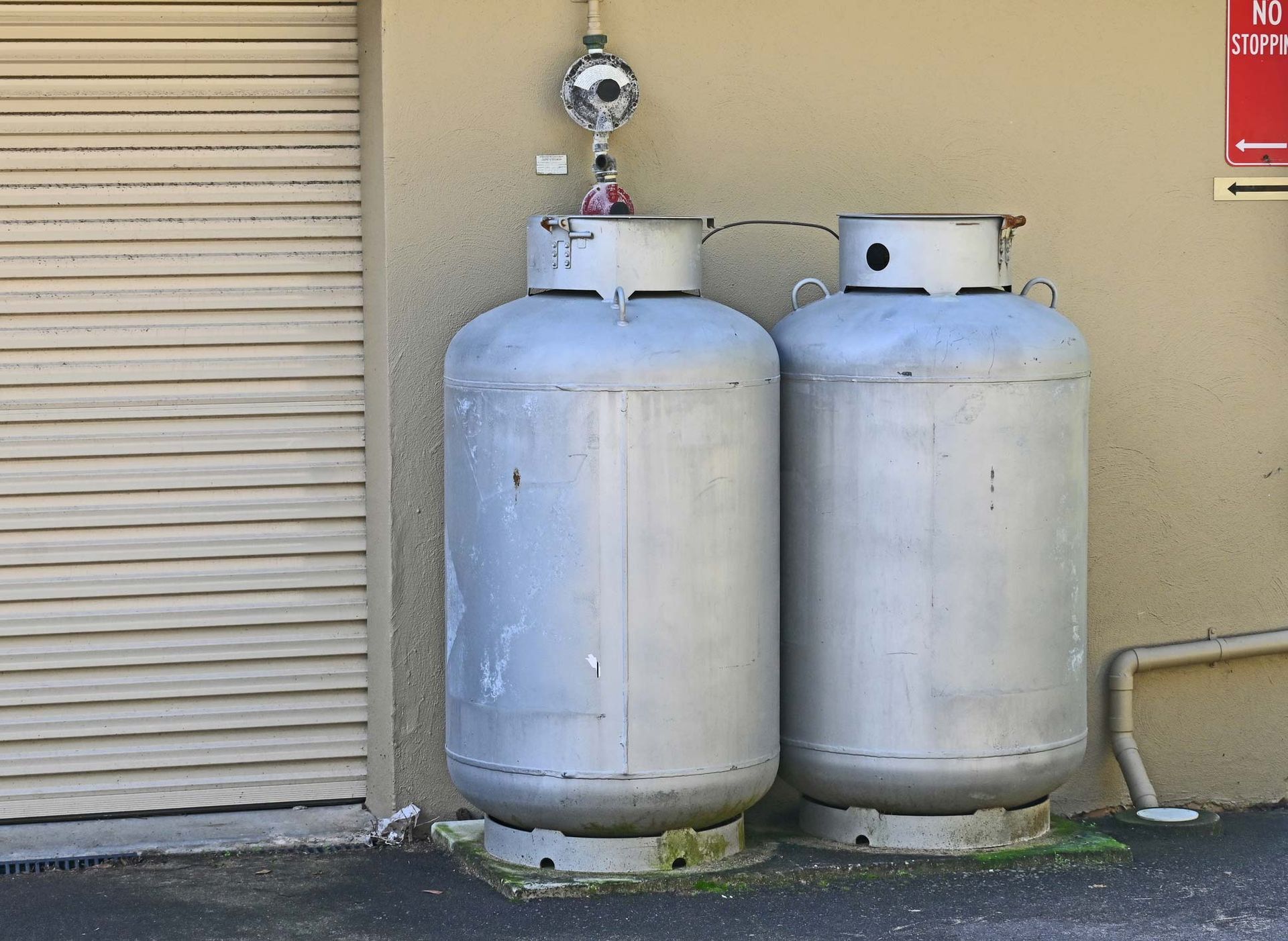 Two large gas cylinders | Canley Vale, NSW | Hydracorp