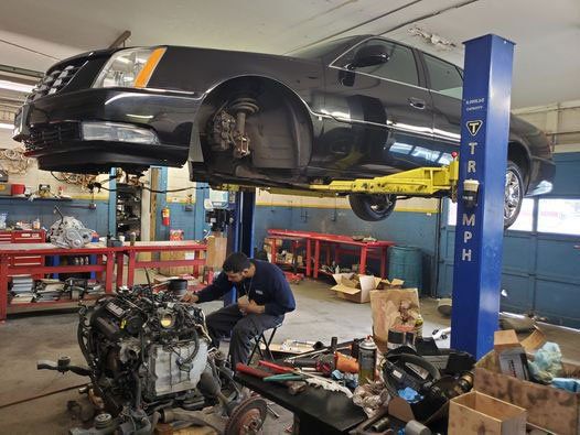 Mechanic Checking the Car — East Haven, CT — Affordable Transmissions LLC