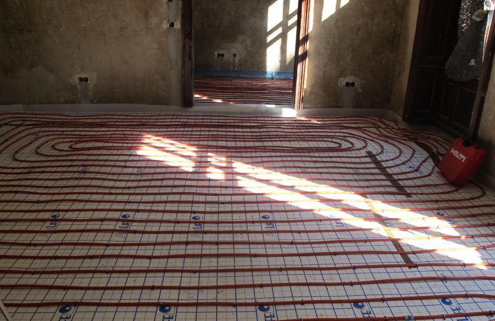 Fußbodenheizung