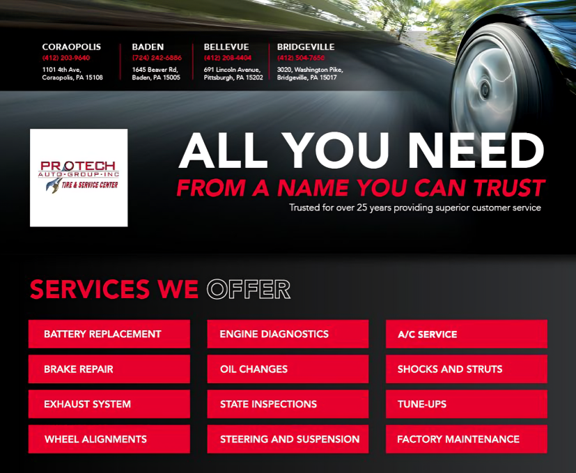 Special Offer | Protech Auto Group Inc - Bridgeville