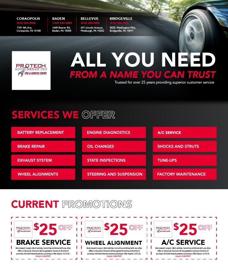 Special Offer | Protech Auto Group Inc - Bridgeville