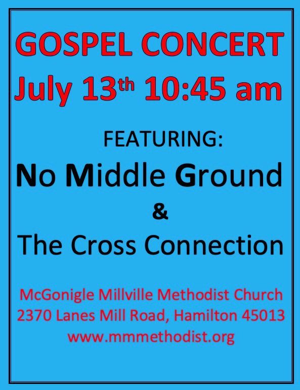 event post for gospel concert