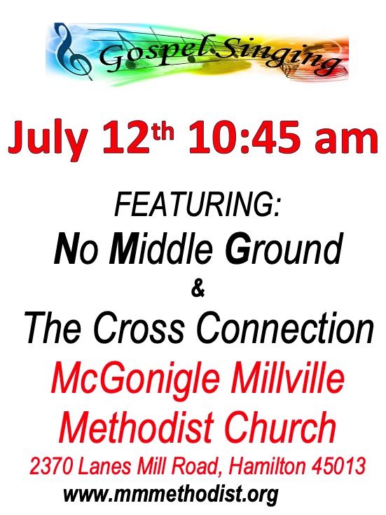 gospel singing flyer