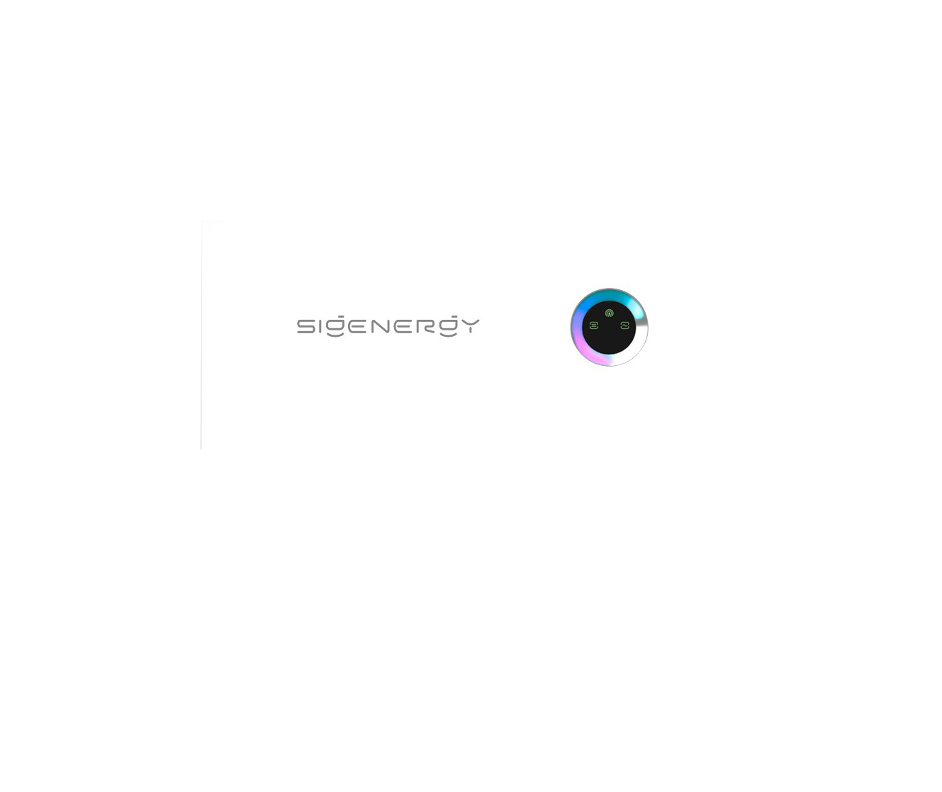 A white background with a blue and purple circle on it.