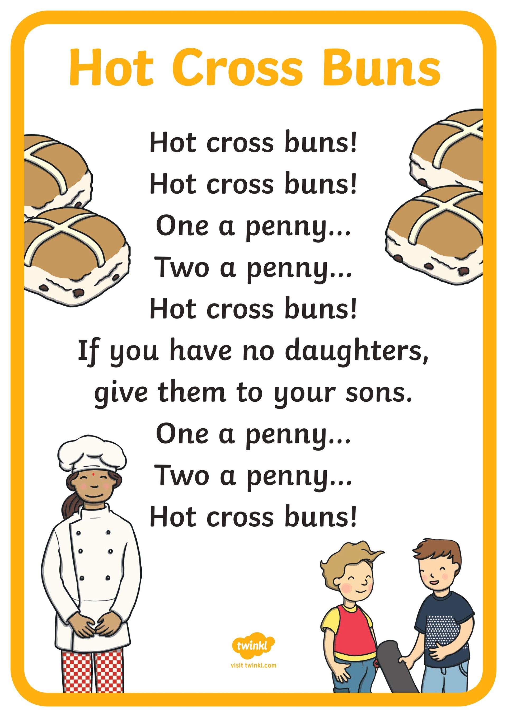 December Hot Cross Buns