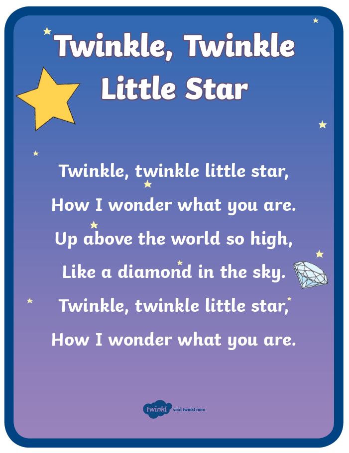 January Twinkle, Twinkle Little Star