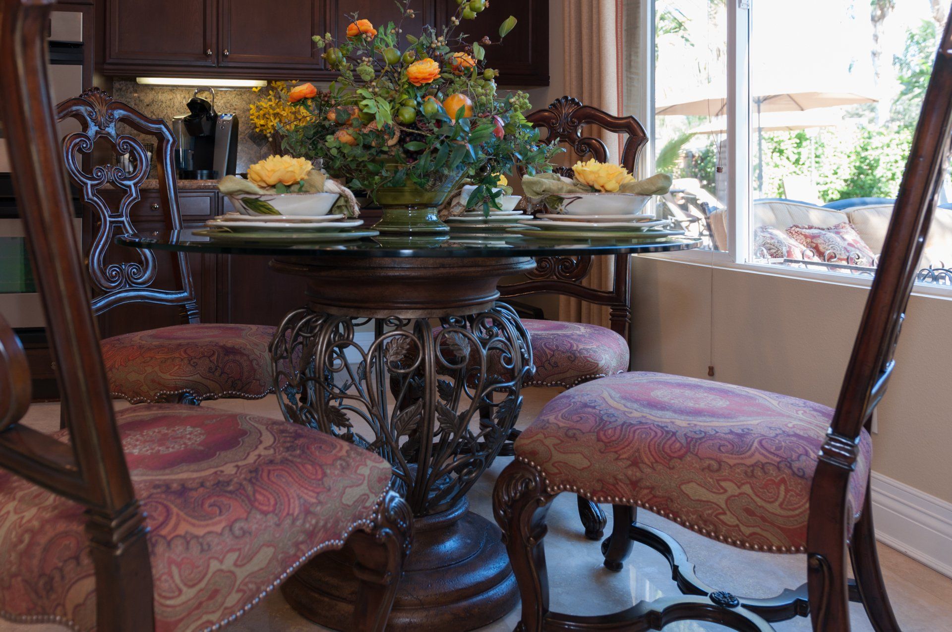 Interior Affairs - Formal Dining Room Designs- Complete Home Design Services Orange County CA 714-970-8000