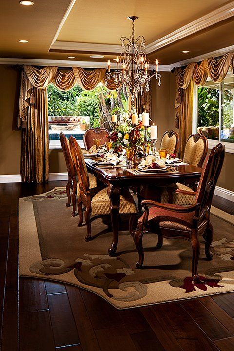 Interior Affairs - Formal Dining Room Designs- Complete Home Design Services Orange County CA 714-970-8000