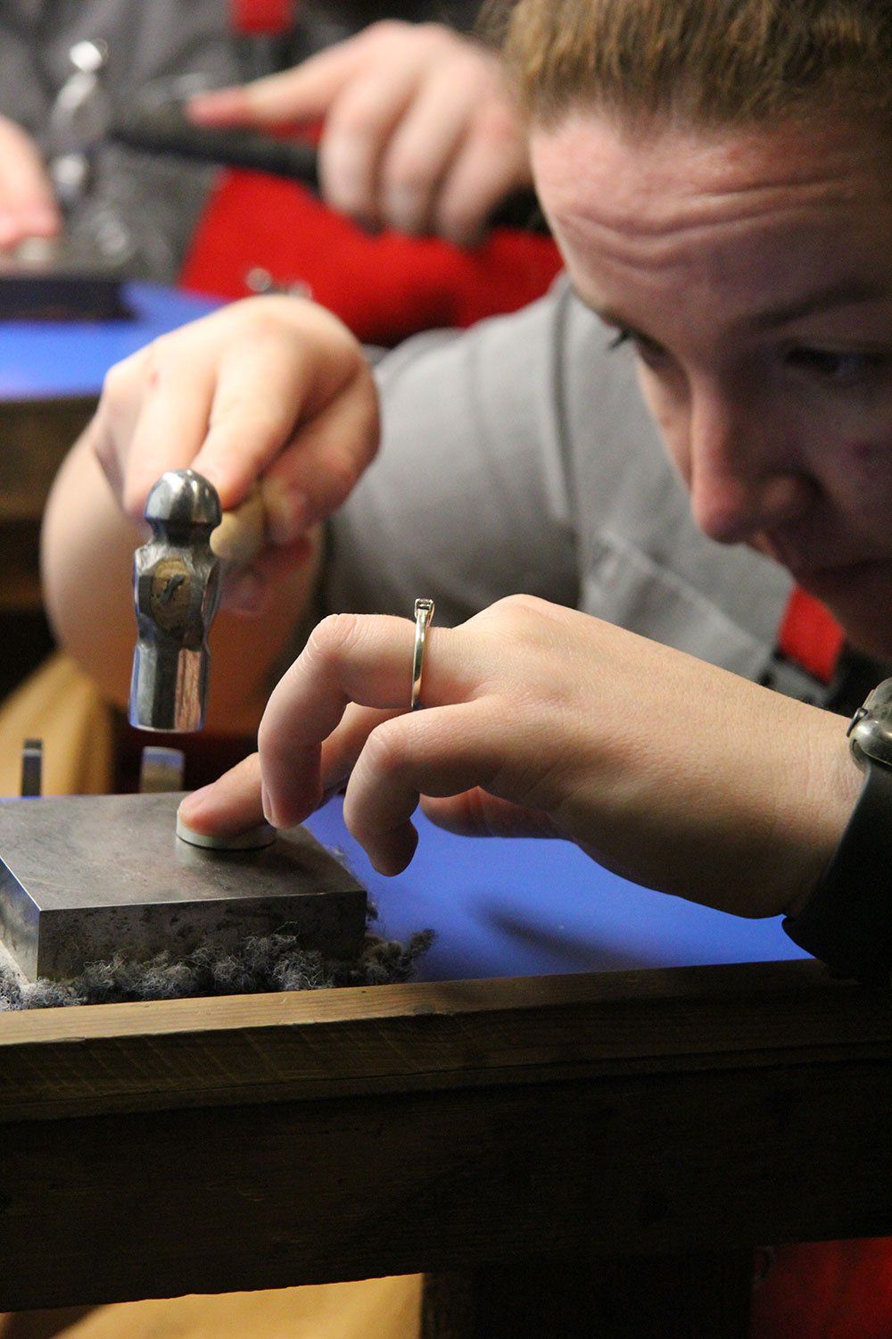 preparing  jewellery