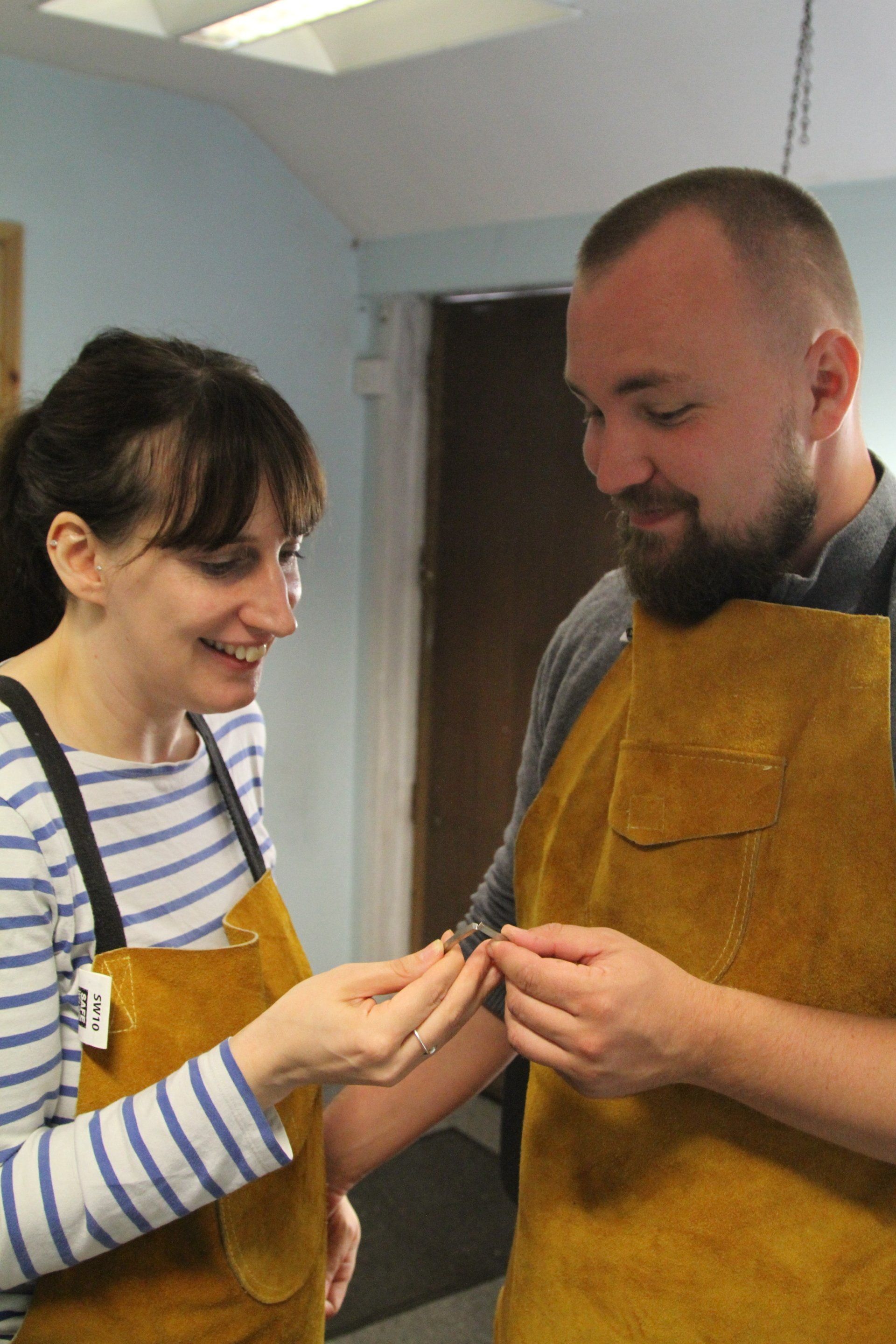love heart with ring materials