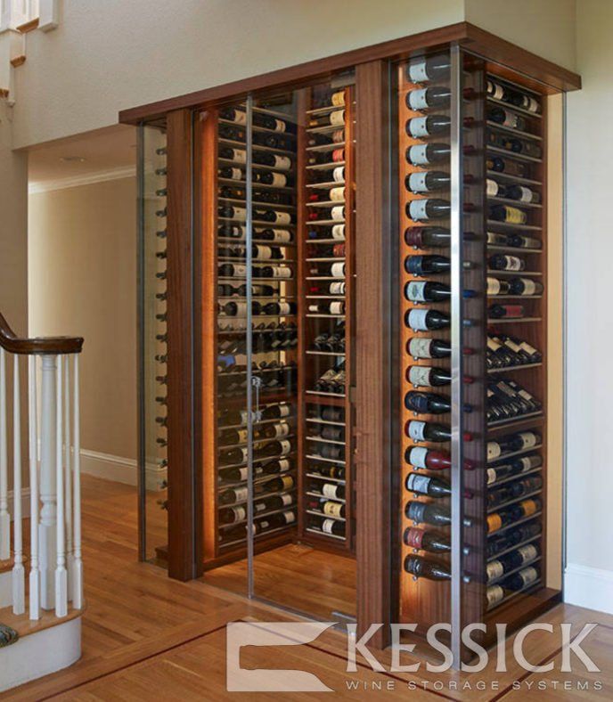 Wine Closet with Glass Enclosure