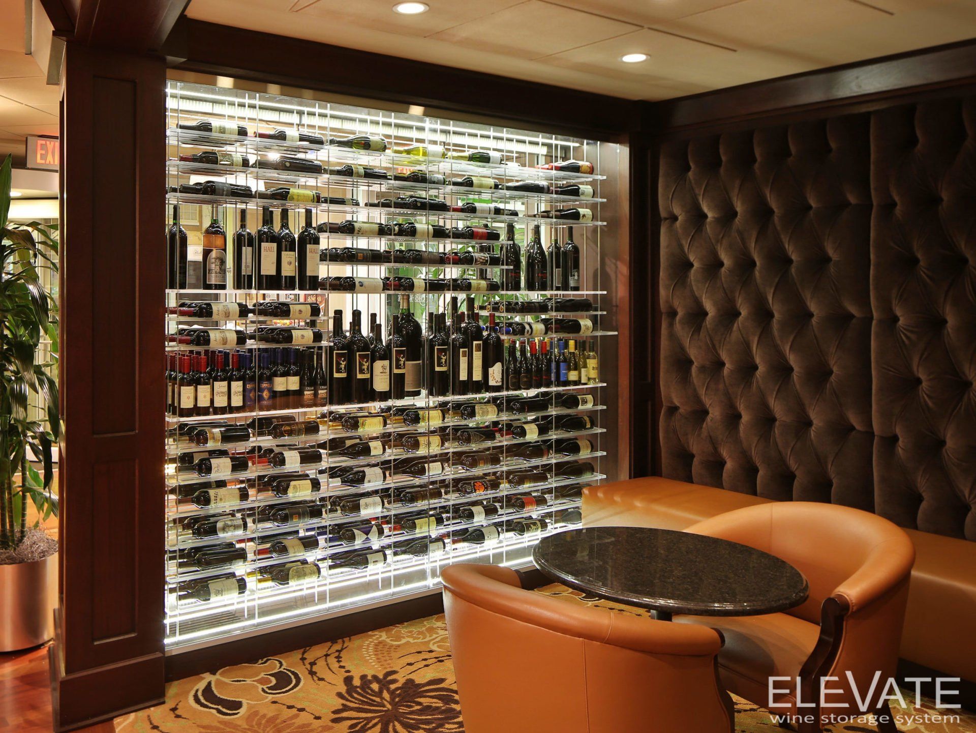 Wine Room with Glass Enclosure
