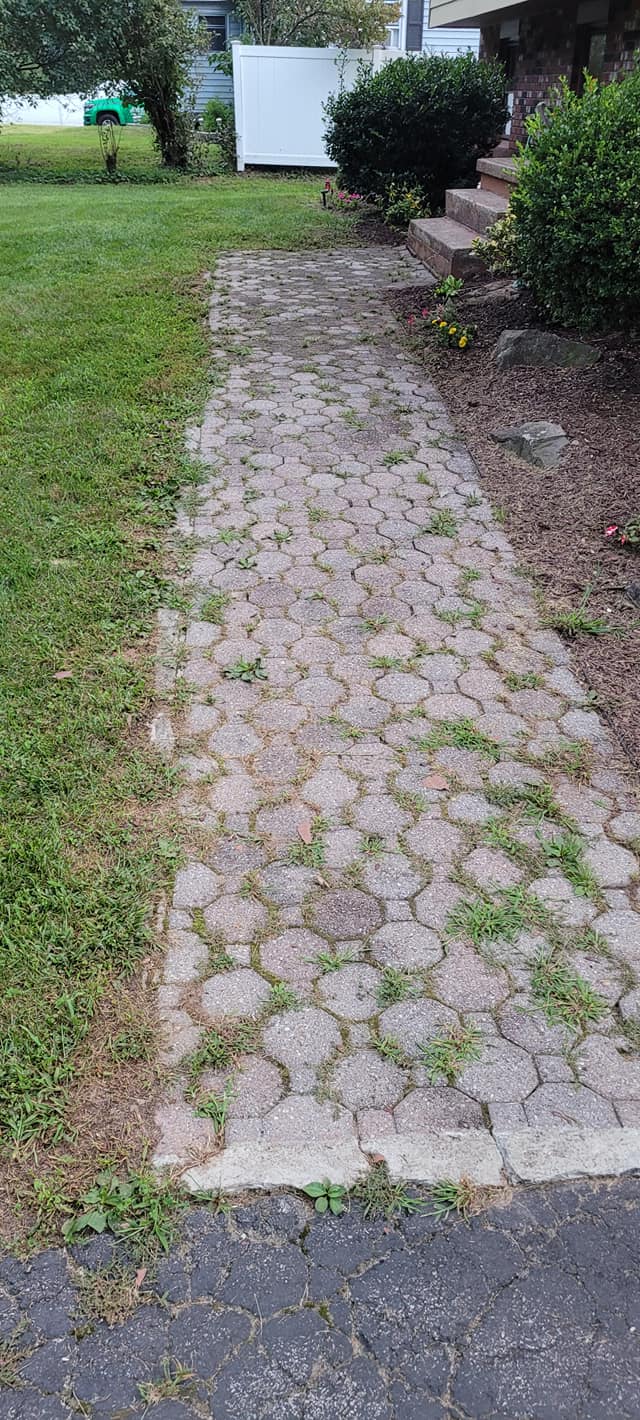 Before Photo Of New Walkway — Poughquag, NY — Mino’s Painting Inc