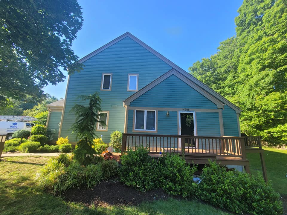 Newly Painted Siding — Poughquag, NY — Mino’s Painting Inc