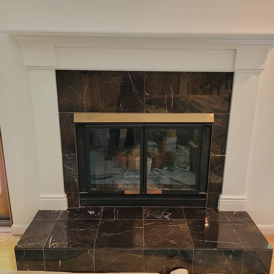Modern Fireplace Design — Poughquag, NY — Mino’s Painting Inc