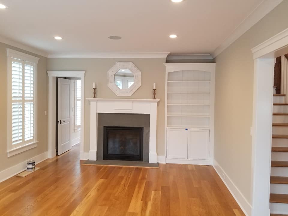 Finished Room With Fireplace — Poughquag, NY — Mino’s Painting Inc