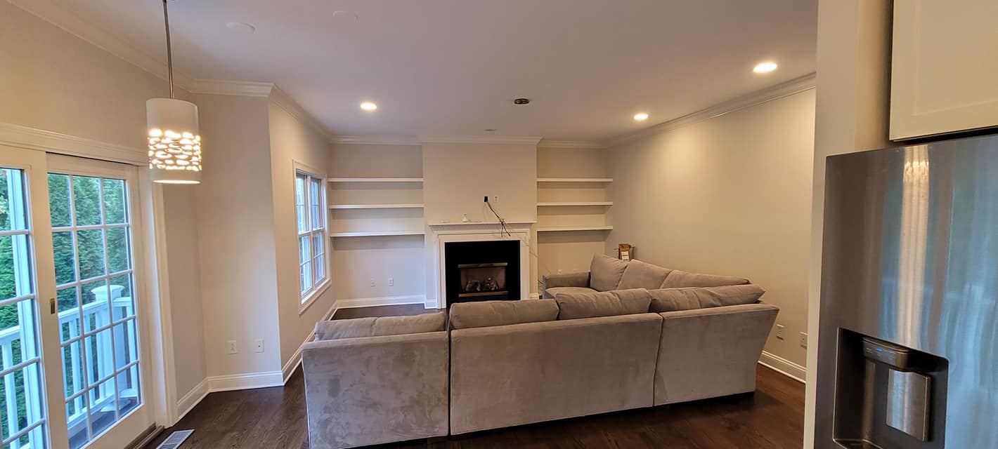 White Wall In Living Area — Poughquag, NY — Mino’s Painting Inc