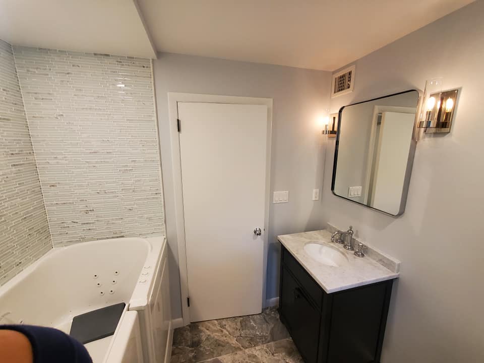 New Tiles On Bathroom — Poughquag, NY — Mino’s Painting Inc