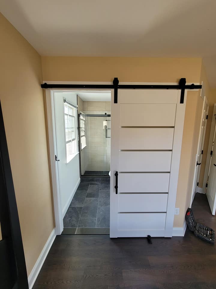 White Sliding Door — Poughquag, NY — Mino’s Painting Inc