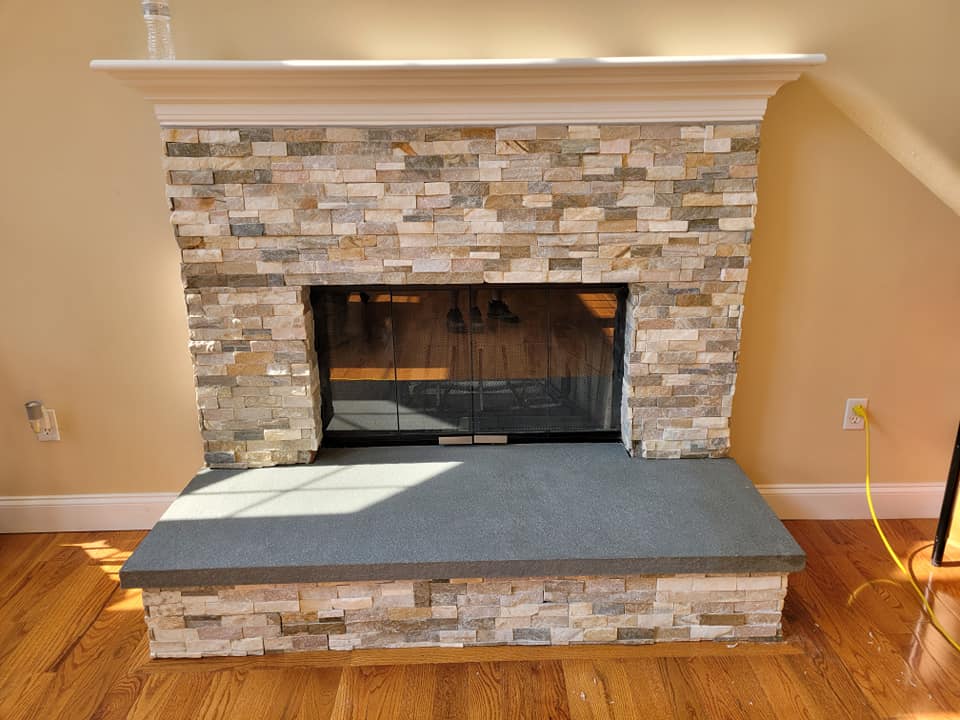 New Fireplace — Poughquag, NY — Mino’s Painting Inc