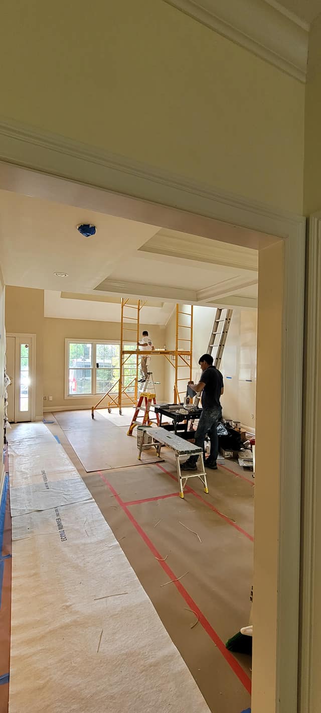 Workers On Painting The Room — Poughquag, NY — Mino’s Painting Inc