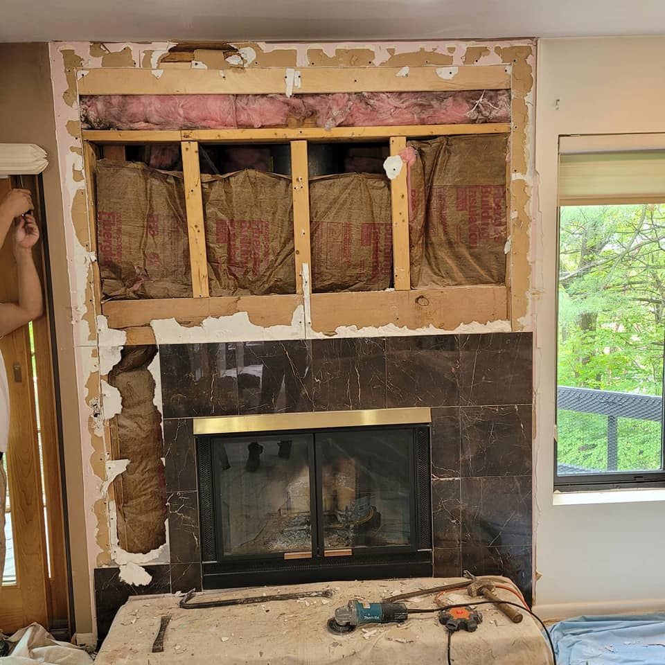 Ongoing Fireplace — Poughquag, NY — Mino’s Painting Inc