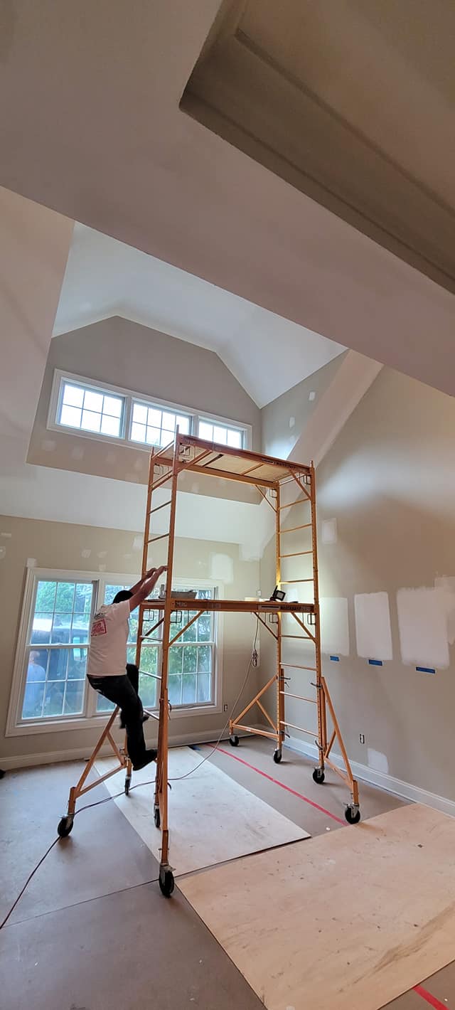 Workers Finishing The Project — Poughquag, NY — Mino’s Painting Inc
