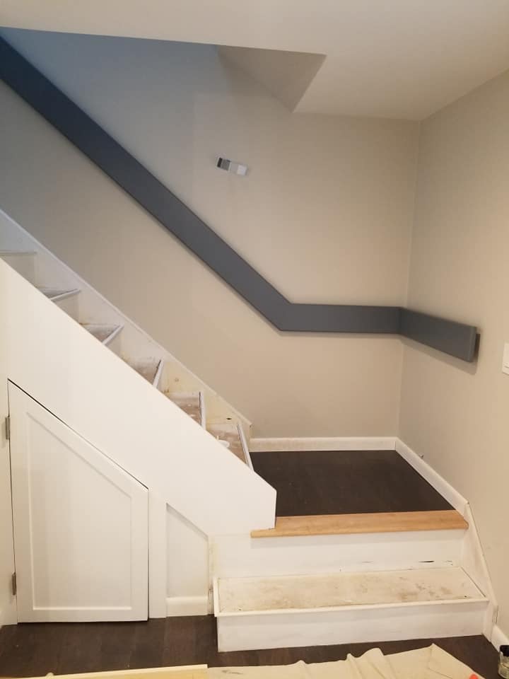 Before Painting The Stairs Area — Poughquag, NY — Mino’s Painting Inc