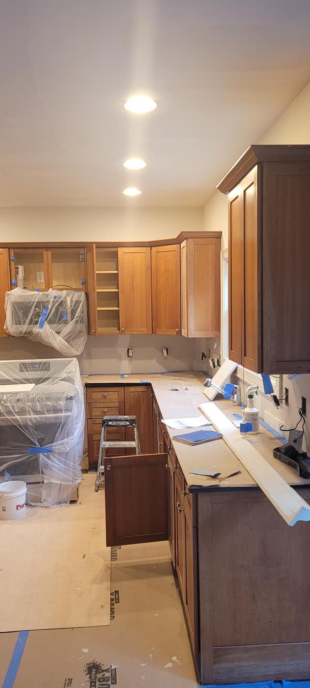Ongoing Cabinet Project — Poughquag, NY — Mino’s Painting Inc