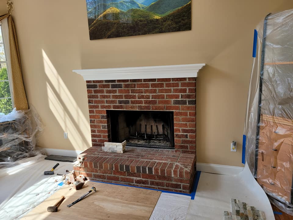 Old Fireplace — Poughquag, NY — Mino’s Painting Inc