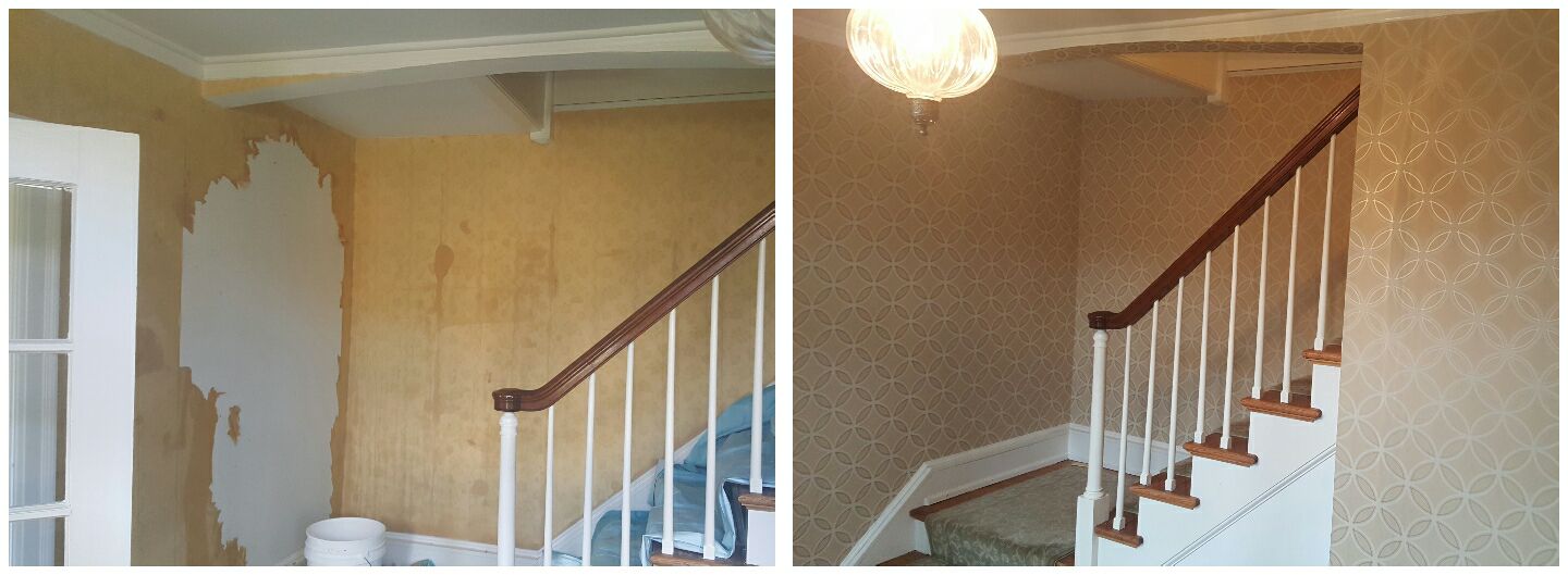 Before And After Of Wall Painting — Poughquag, NY — Mino’s Painting Inc