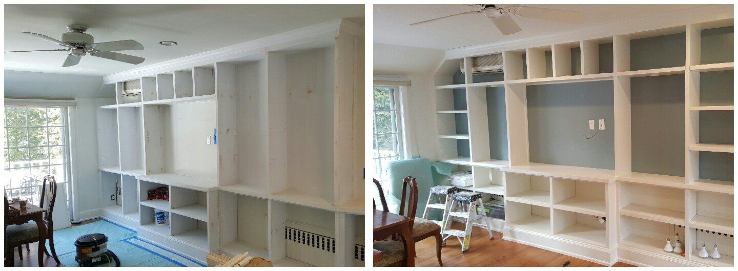 Before And After Of Cabinet Painting — Poughquag, NY — Mino’s Painting Inc