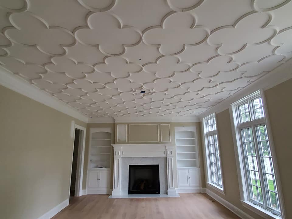 Before Photo Of Gray Ceiling — Poughquag, NY — Mino’s Painting Inc