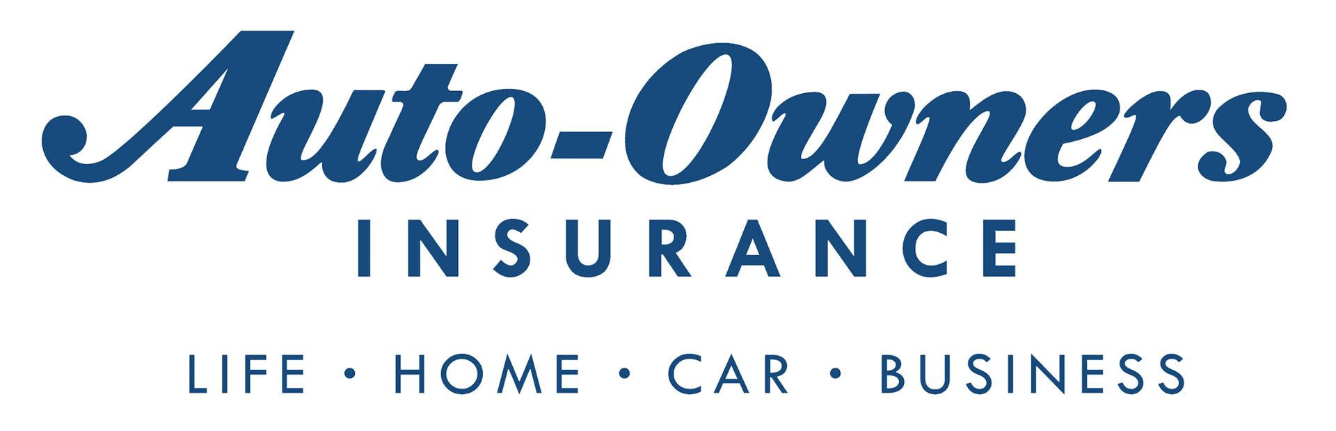 The logo for auto-owners insurance says life home car business