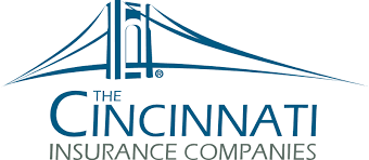 The cincinnati insurance companies logo has a bridge on it.