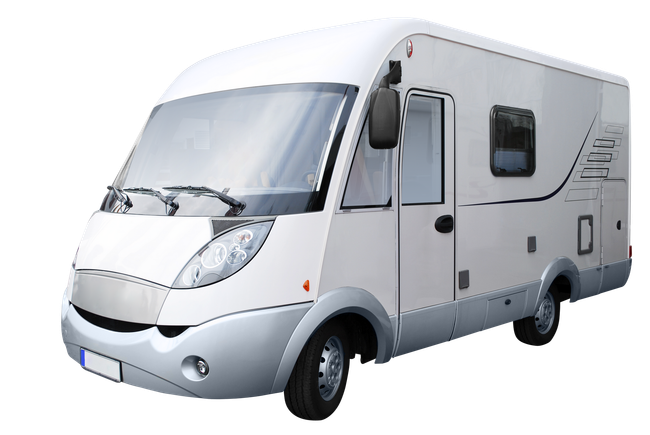 White Recreational Vehicle