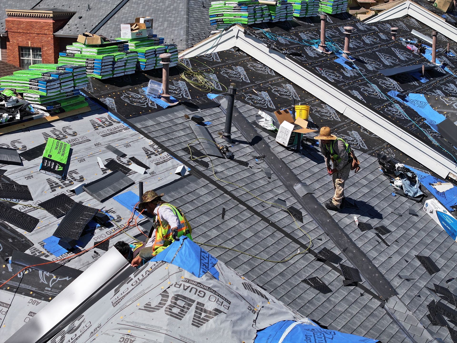 Reroofing a condominium complex in an HOA in Southern Colorado