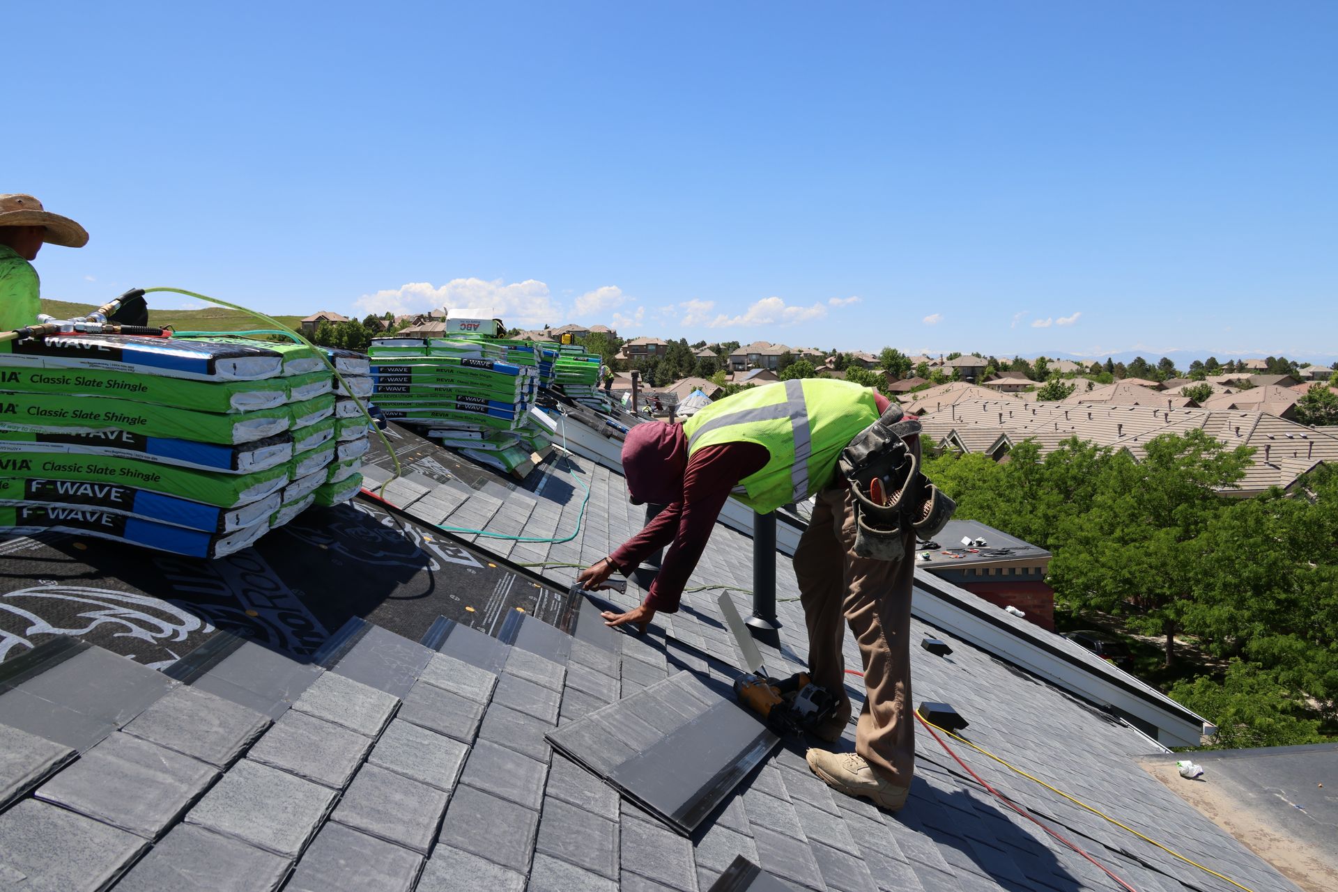 Commercial reroof for a condominium in an HOA in southern CO