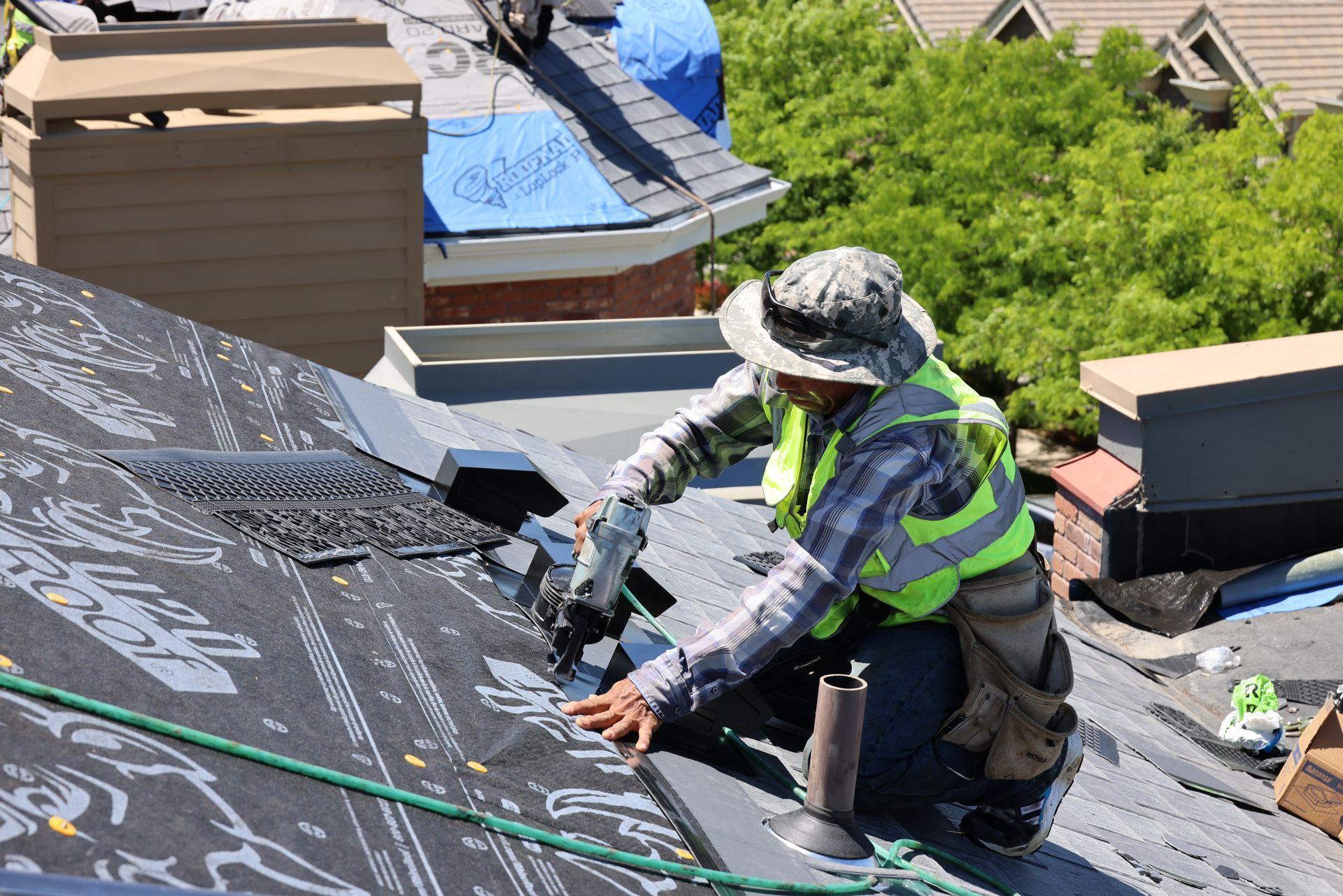 Commercial reroof for a condominium in an HOA in southern CO