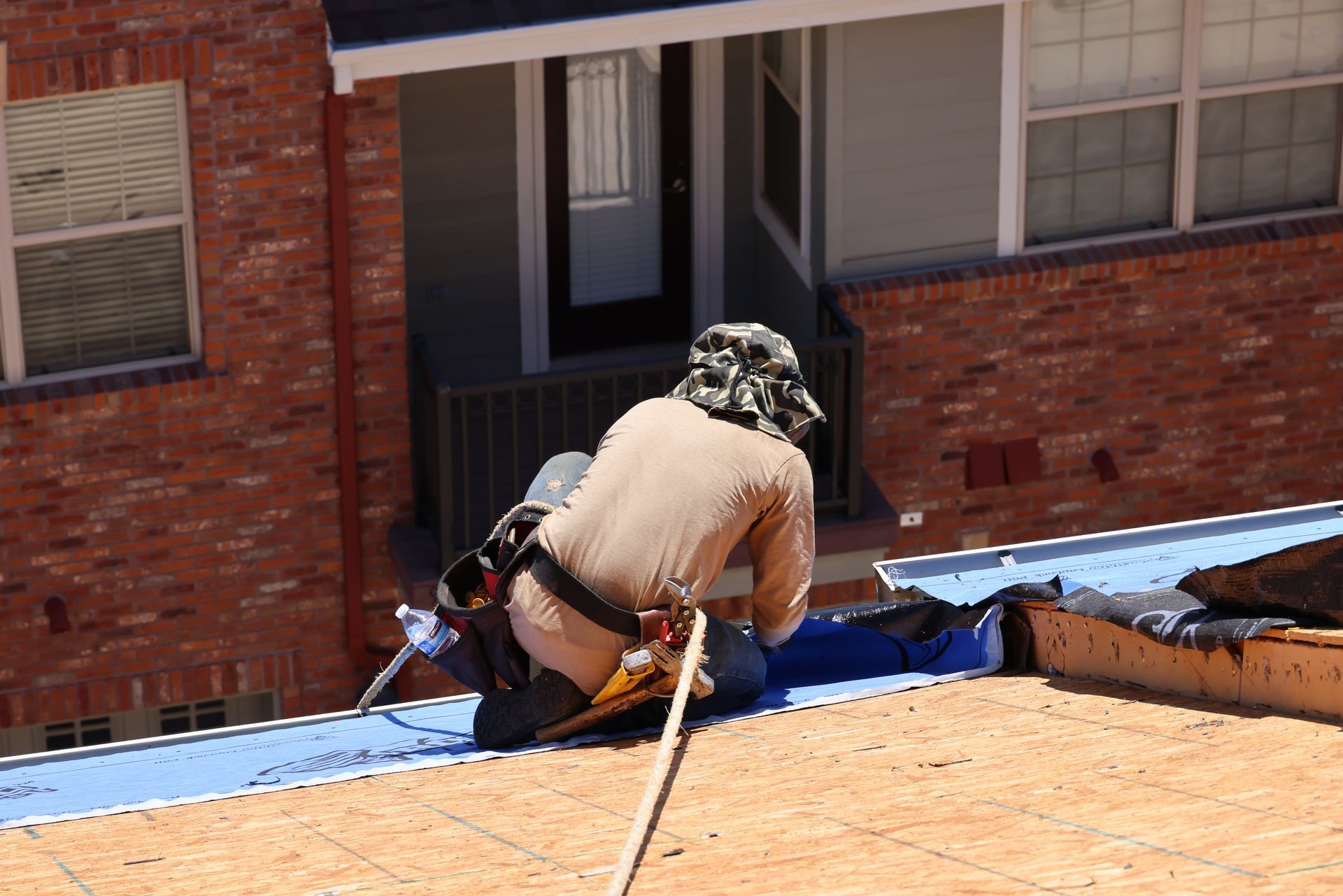 Commercial reroof for a condominium in an HOA in southern CO