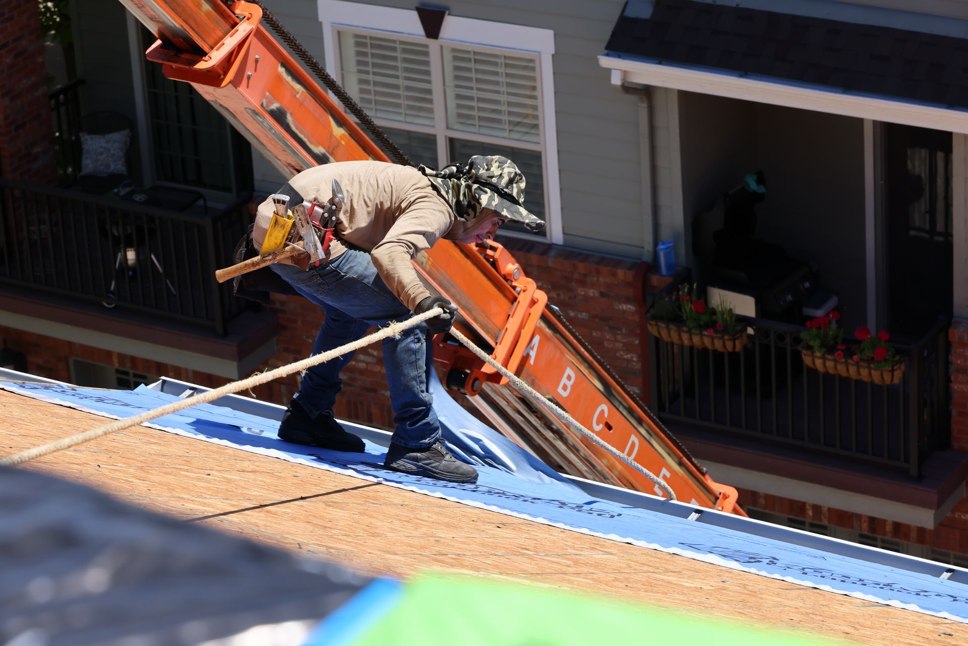 Commercial reroof for a condominium in an HOA in southern CO
