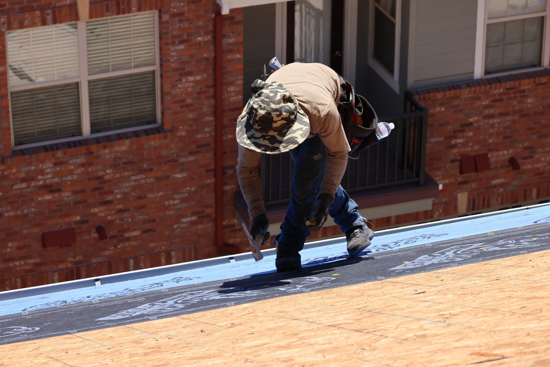 Commercial reroof for a condominium in an HOA in southern CO