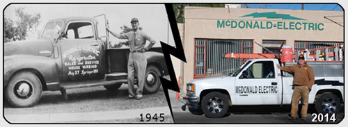 Old Photo of McDonald Electric Owner — Albuquerque, NM — McDonald Electric