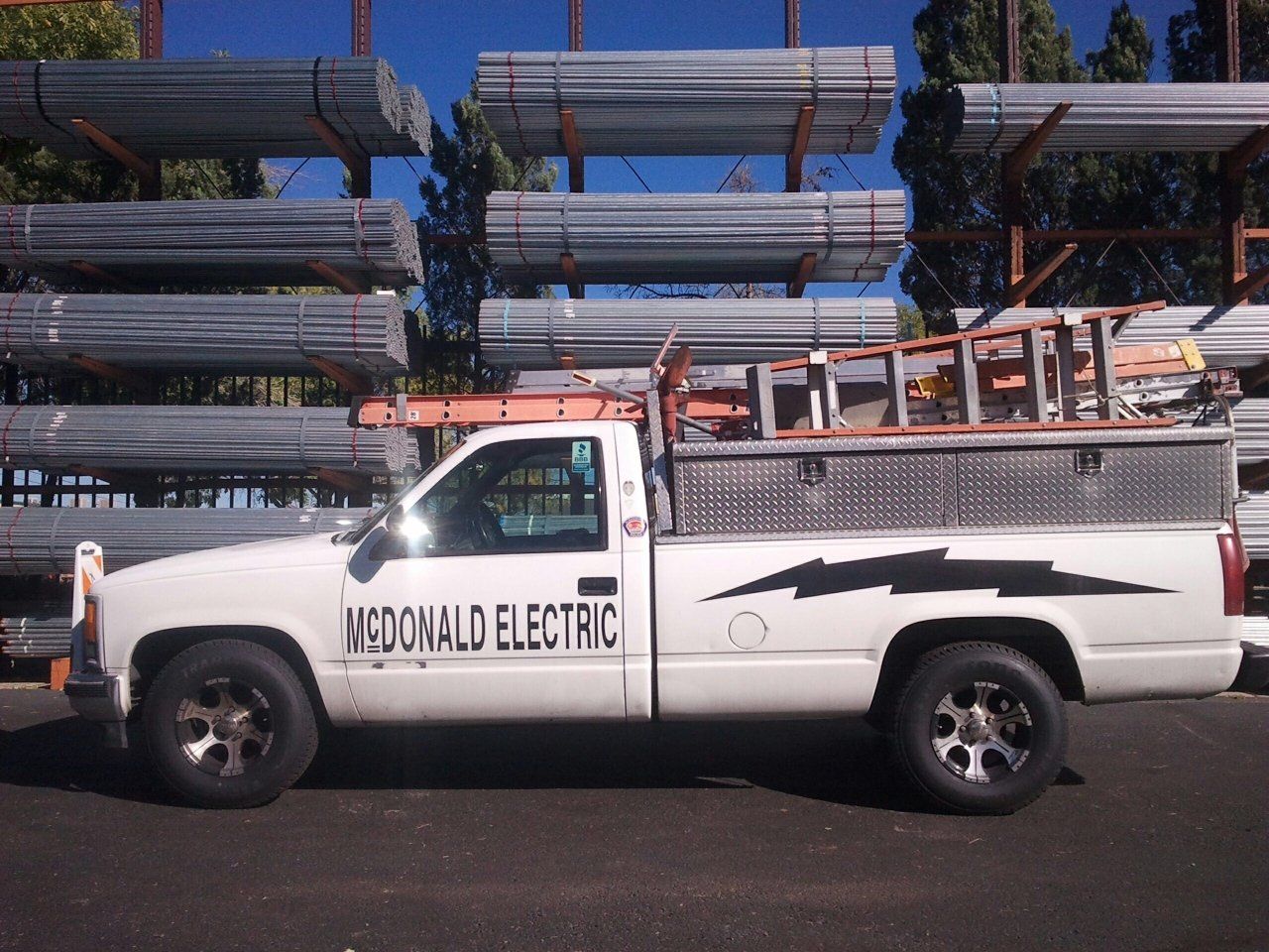 Electricians Heading to a Client — Albuquerque, NM — McDonald Electric