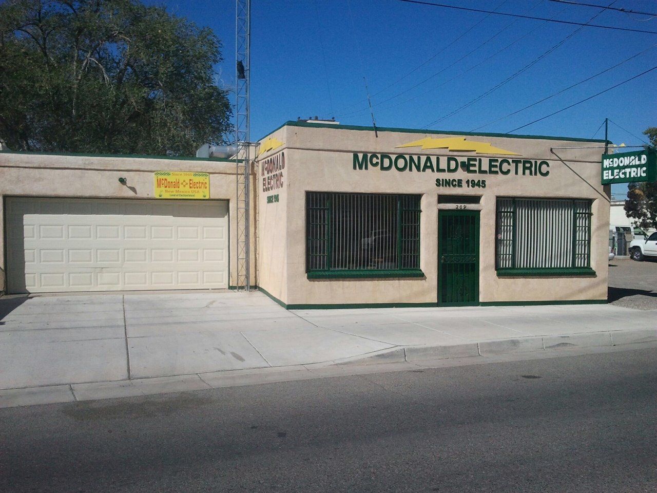 McDonald Electric Front of the Shop — Albuquerque, NM — McDonald Electric