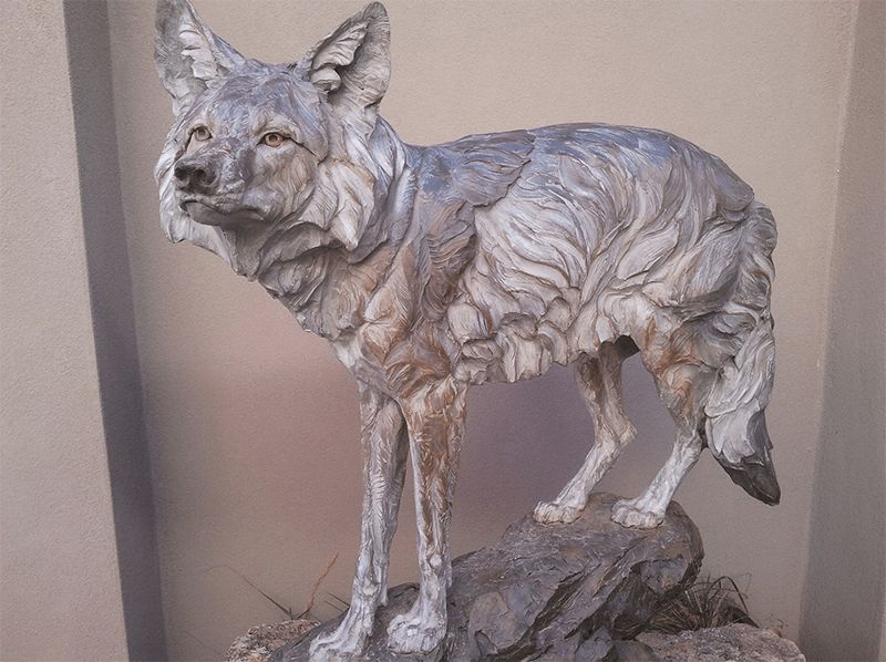 A Statue of a Wolf — Albuquerque, NM — McDonald Electric